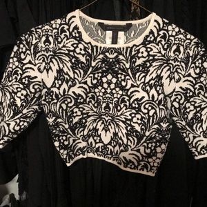 BCBG Knit Crop Top